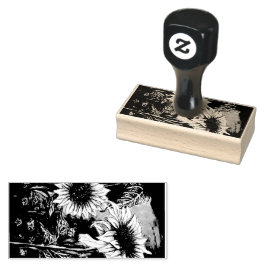 サンシャイン開花 ラバースタンプ