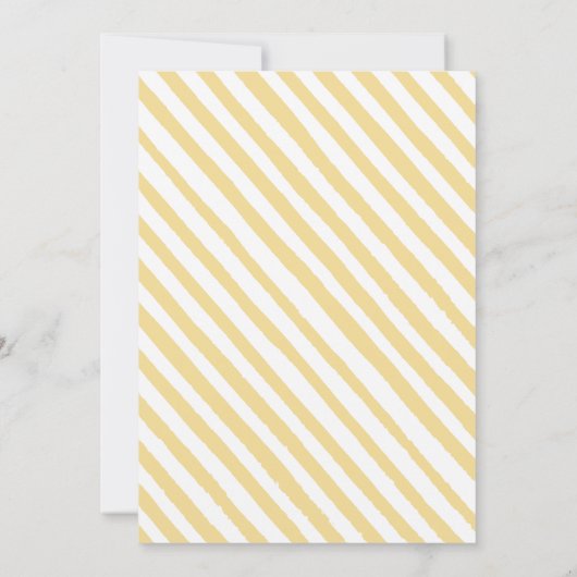 サンシャイン1歳の誕生日最初のまわりにの日帰り 招待状 (裏面)