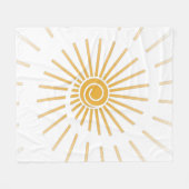 サンシャイン1 フリースブランケット (正面(横))