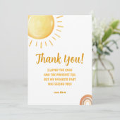 サンシャイン1st誕生日サンキューカード 招待状 (スタンド正面)