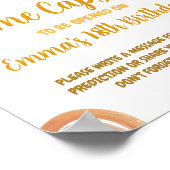 サンシャイン1th誕生日タイムカプセルサイン ポスター (角)