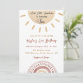 サンシャイン2nd誕生日わたしたちの小さな太陽の光 招待状 (スタンド正面)