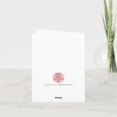 サンシャイン オリジナル アート ゲルバ ダイシー フラワー カード (裏面)