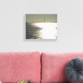 サンシャイン・オン・ザ・マッキナック・ブリッジ（ミシガン州） キャンバスプリント (インサイチュ (リビング))