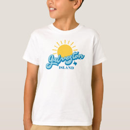 サンシャイン!ガルベストン島 テキサス州 Tシャツ