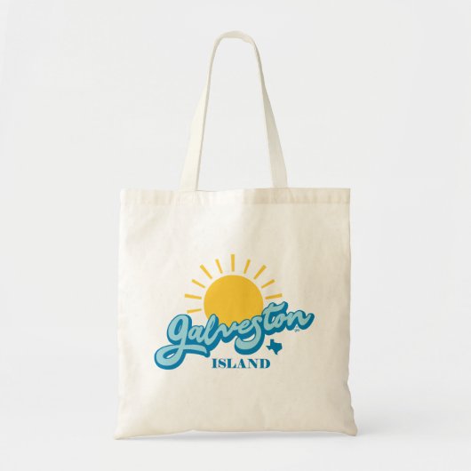 サンシャイン!ガルベストン島 テキサス トートバッグ (正面)