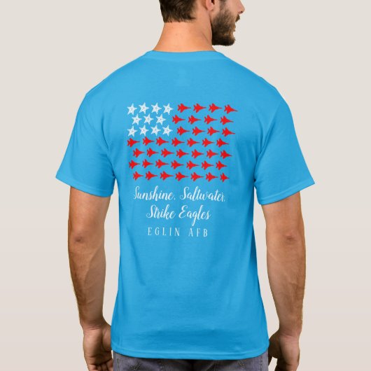 サンシャイン、サルターター、ストライクイーグルスユニセックス- T Tシャツ (裏面)