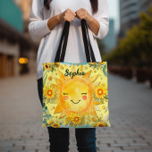 サンシャイン&サンフラワーズウィメンズウィメンズウィメンズウィメンズウィメンズウィメンズウィメンズウ トートバッグ