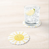 サンシャイン、サンミニマリスト誕生日パーティー ペーパーコースター (インサイチュ)
