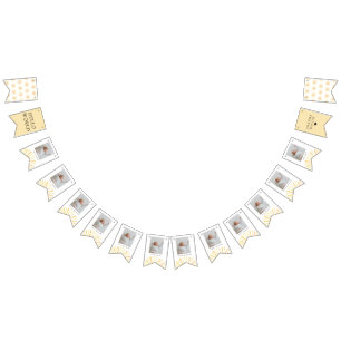 サンシャイン・サン・イエロー・誕生日・マイルストーンズ写真 バンティングフラッグ