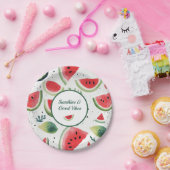 サンシャイン&スイカ ペーパープレート (パーティー)