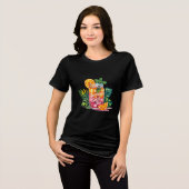 サンシャイン スイートティー - 南部の魅力と夏の至福 トライブレンドTシャツ (正面全面)