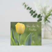 サンシャイン チューリップ フォトグラフィー ポストカード (スタンド正面)