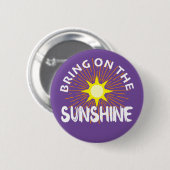 サンシャイン デザイン - ラウンド ボタン 缶バッジ (正面&裏面)