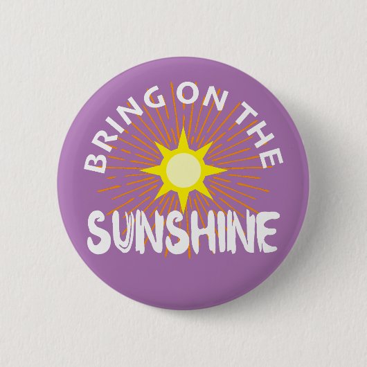 サンシャイン デザイン - ラウンド ボタン 缶バッジ (正面)