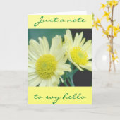 サンシャイン·ハローの破裂 カード (黄色い花)