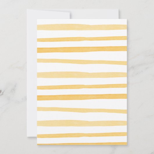 サンシャイン ヒアカムズザサン ベイビーシャワー 招待状 (裏面)