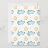 サンシャイン ファーストトリップアラウンドザサン ボーホー バースデー 招待状 (裏面)