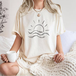 サンシャイン ポジティブ ヴァイブス サマー Tシャツ