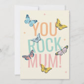 サンシャイン＆ミント：ヴィンテージ フラワーの母の日 シーズンカード (正面)