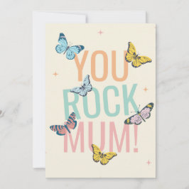 サンシャイン＆ミント：ヴィンテージ フラワーの母の日 シーズンカード