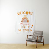 サンシャイン・ムーン・レインボー・スターズ ウェルカムサイン タペストリー (インサイチュ)