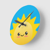 サンシャイン ラウンド壁時計 (傾斜)