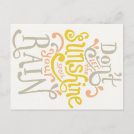 サンシャイン&レインハガキ ポストカード