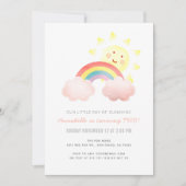 サンシャイン&レインボーガールバースデーパーティー 招待状 (正面)