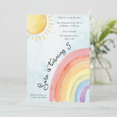 サンシャイン＆レインボーガール誕生日パーティー 招待状 (スタンド正面)