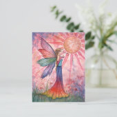 サンシャイン&レインボーフェアリー葉書 ポストカード (スタンド正面)