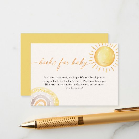 サンシャイン&レインボーベビーエンクロージャカード エンクロージャーカード (正面/裏面インサイチュ)