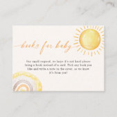 サンシャイン&レインボーベビーエンクロージャカード エンクロージャーカード (正面)