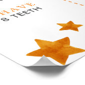 サンシャイン&レインボー1th誕生日マイルストーンボード ポスター (角)