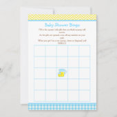 サンシャイン&レモネードブルー&イエロービンゴ 招待状 (正面)