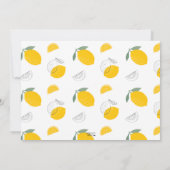 サンシャイン レモネード＆ファン 誕生日 どんな年齢でも楽しめる写真 招待状 (裏面)