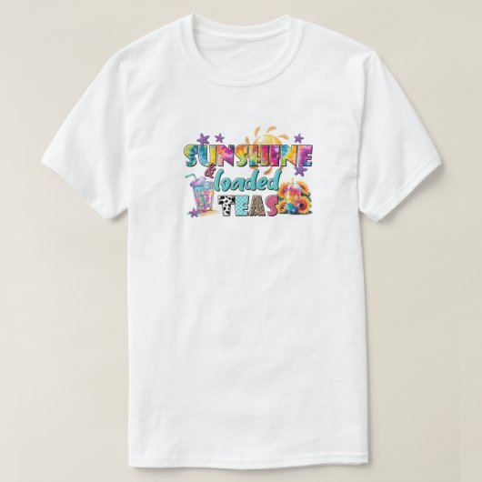 サンシャイン&ロードティーズサマーカラフルビーベスティー Tシャツ (デザイン正面)