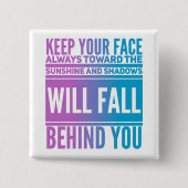 サンシャイン – 四角ボタン 缶バッジ (正面)