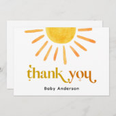 サンシャイン 感謝カード (正面/裏面)