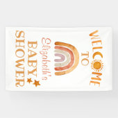 サンシャイン、月、虹、星へようこそ 横断幕 (横)