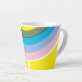 サンシャイン、棒つきキャンデー&レインボーズラテマグ カフェラテマグ (右アングル)