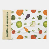 サンシャイン&野菜かわいいキッチンタオル キッチンタオル (横)