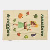 サンシャイン&野菜キッズキッチンタオル キッチンタオル (横)