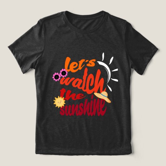 サンシャインTシャツを見よう トライブレンドTシャツ (デザイン正面)