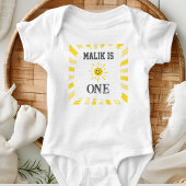 サンシャインTシャツ 子供の1歳の誕生日パーティー ベビーTシャツ