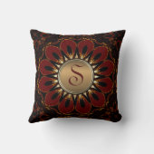 サンシャイ自然ンオーガニックモノグラムクッション枕 クッション (裏面)