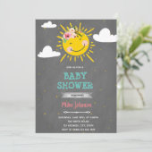 サンシャワー誕生日招待状 招待状 (スタンド正面)