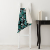 サンショウウオとグリーンリーフパターン シェルパブランケット (インサイチュ)