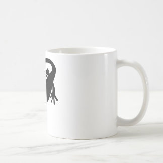 サンショウウオのシルエット コーヒーマグカップ