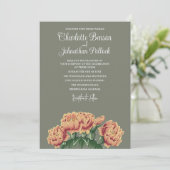 サンショウサボテンエレガントの花結婚サボテン 招待状 (スタンド正面)